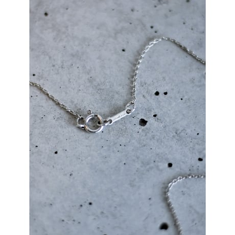 “Tiffany&Co.” Initial Letter Silver Necklace