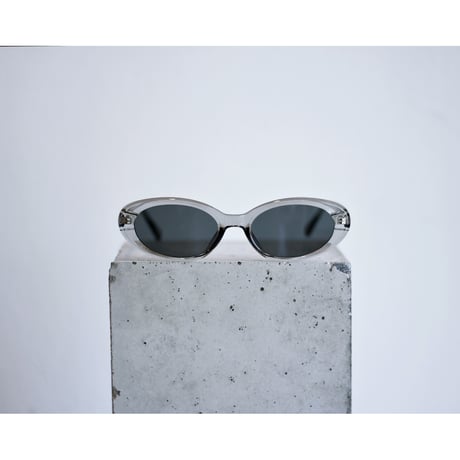 (NEW) Narrow Oval Flame Light Gray Color Lens Shades
