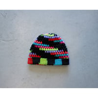 Multicolored Crochet Knit Beanie