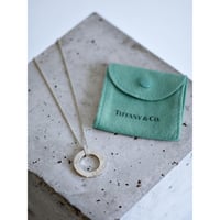 “Tiffany&Co.” 1837 Circle Silver Necklace / Made in Italy