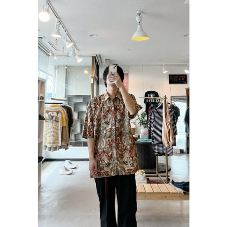 Vintage “Bangsawan” Flyfront Batik Shirt