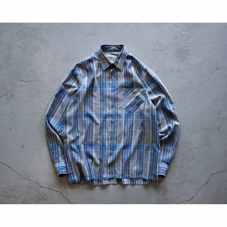 1980s Vintage Plaid Spring Box Shirt
