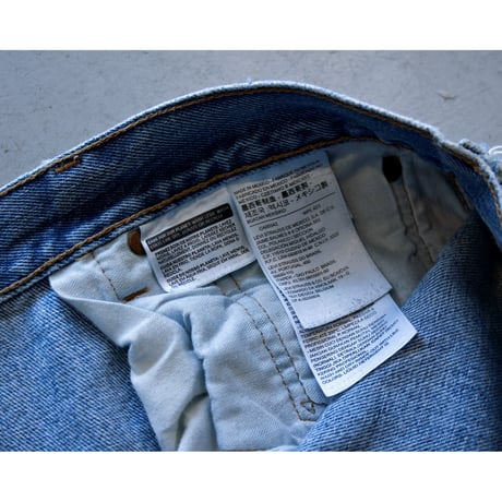 “Levi's 501” Damaged Shabby Jeans / Made in Mexico