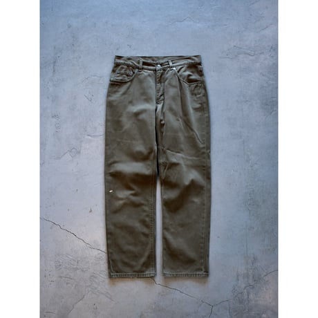 1980s〜 EU Vintage Beige Brown Color Jeans
