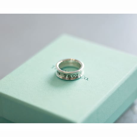 Vintage ©︎1997 “Tiffany&Co.” 1837 Silver Ring #10