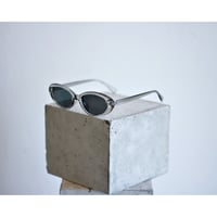 (NEW) Narrow Oval Flame Light Gray Color Lens Shades
