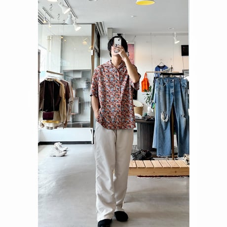 2000s Rayon Blend Art Shirt Shirt