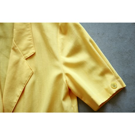 1990s Vintage Rayon Blend S/S Tailored Jacket