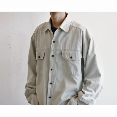 1990s “Levi's” Beige Color Cotton Shirt