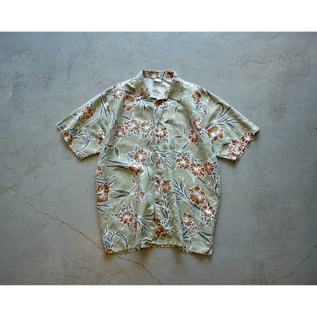 Vintage Ramie Cotton Opencollar Shirt