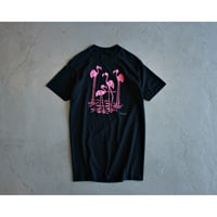 1990s Vintage Flamingo Foam Print Tshirt