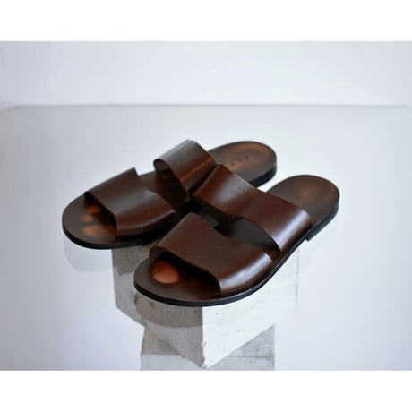 “Aldo” Double Strap Leather Sandals