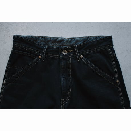 2000s “Levi's” 8Pockets Painter Black Denim Shorts