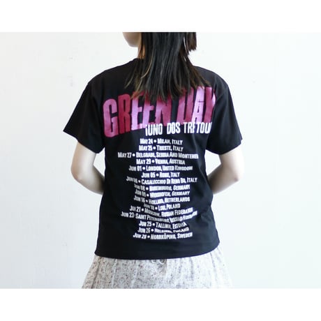 “GREEN DAY” EU Tour Print Rock Tshirt