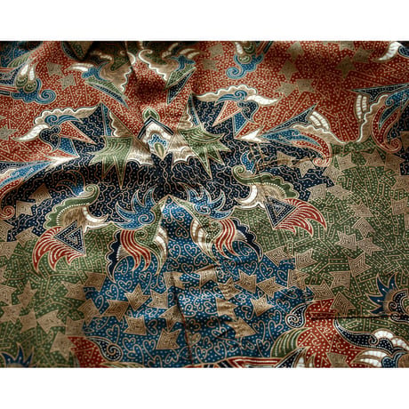 Vintage Flyfront Batik Shirt