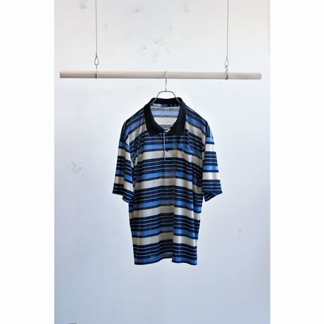 1980s〜 Multicolor Stripe Polo Shirt