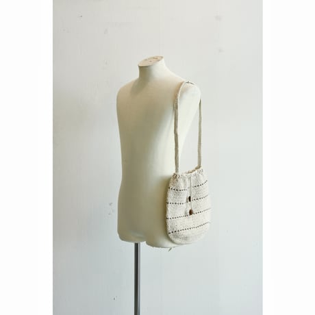 Vintage Crochet One Shoulder Summer Bag