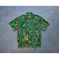 1990s Vintage Psychedelic Art Opencollar Shirt