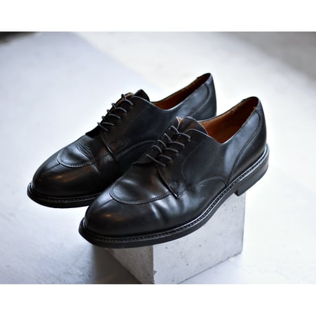 Vintage Goodyear Process U Tip Black Leather Lace Up Shoes / size 42 1/2 (約26.5〜27.0cm)