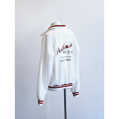 1980s “Scoreboard Sportswear” Rib Lined Snap Stadium Jacket / Made in USA