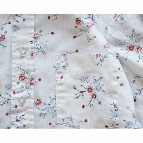 1970s Vintage Ditsy Print Shirt
