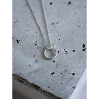 “Tiffany&Co.” Initial Letter Silver Necklace