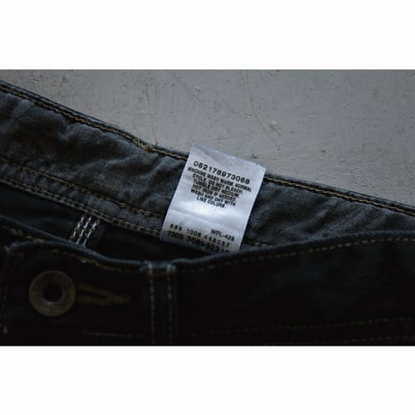 2000s “Levi's” 8Pockets Painter Black Denim Shorts
