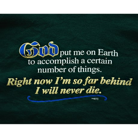 1990s Vintage Fruit of the loom Aphorism Logo Sweatshirt / Made in USA