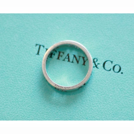 Vintage “Tiffany&Co.” Atlas Narrow Silver Ring #8.5
