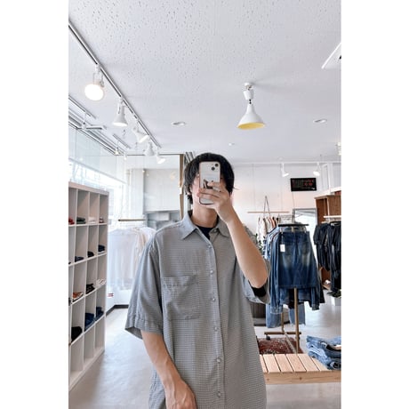 Vintage Geometric Silk Shirt
