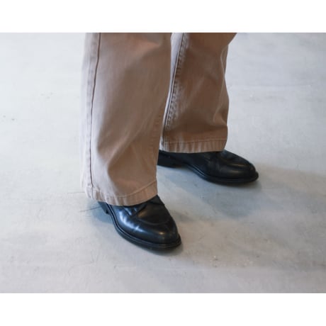 Vintage Goodyear Process U Tip Black Leather Lace Up Shoes / size 42 1/2 (約26.5〜27.0cm)