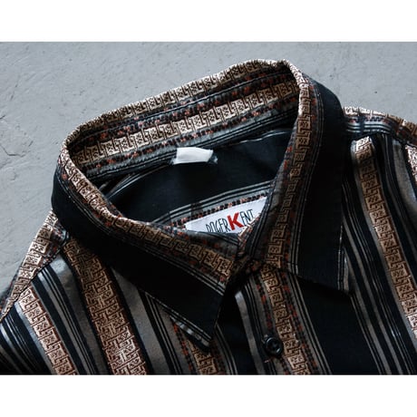 Luxe Shiny Striped Shirt