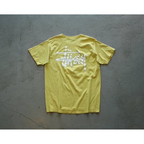 “STUSSY” Basic Logo Print Tshirt / Made in Mexico