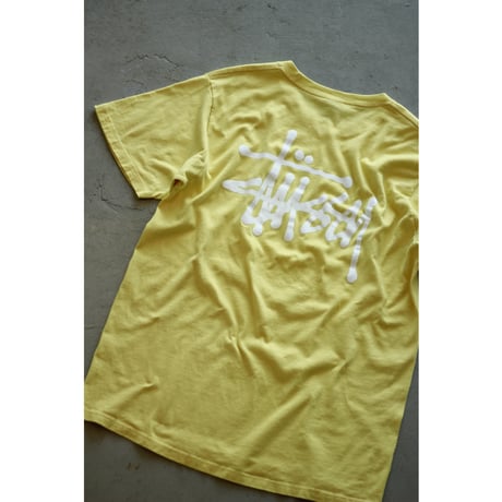 “STUSSY” Basic Logo Print Tshirt / Made in Mexico