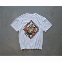1990s Vintage Native American Mountain Lion Graphic Tshirt