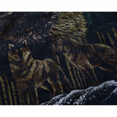 1990s Vintage Zipit Wolf Graphic Tshirt