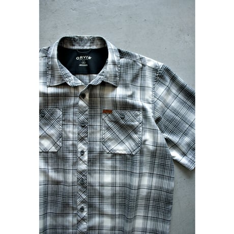 “ORVIS” Monotone Plaid Active Shirt