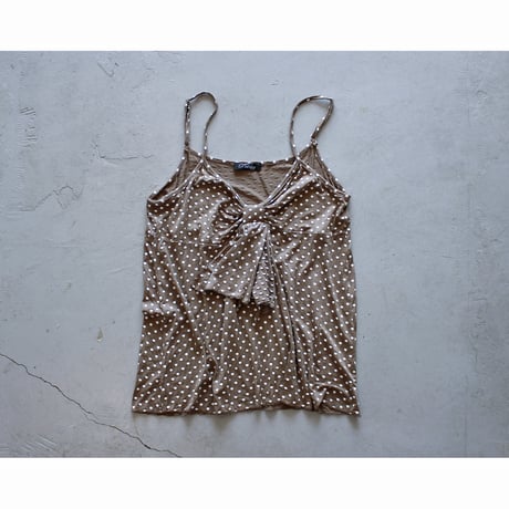 EU Polka Dots Ribbon Design Camisole