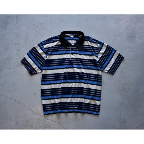 1980s〜 Multicolor Stripe Polo Shirt