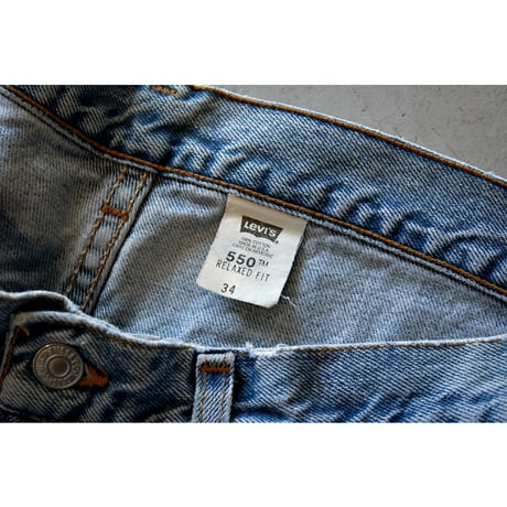1990s “Levi's 550” Relaxed Fit Denim Shorts / Made in USA