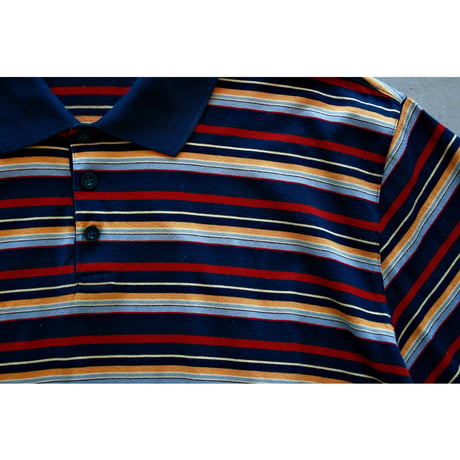 Multicolor Stripe Polo Shirt