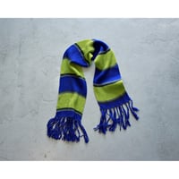 Vintage Fringed Knit Scarf
