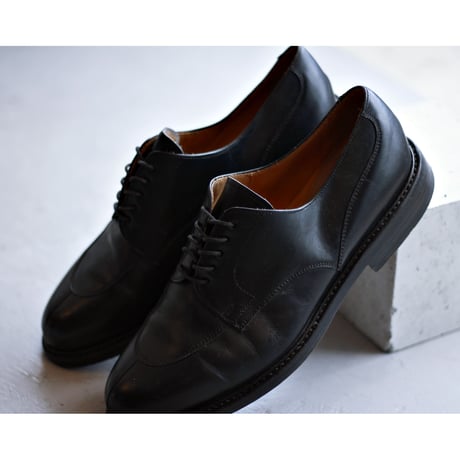 Vintage Goodyear Process U Tip Black Leather Lace Up Shoes / size 42 1/2 (約26.5〜27.0cm)