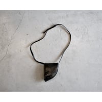 1980s Vintage Lopsided Leather Shoulder Bag