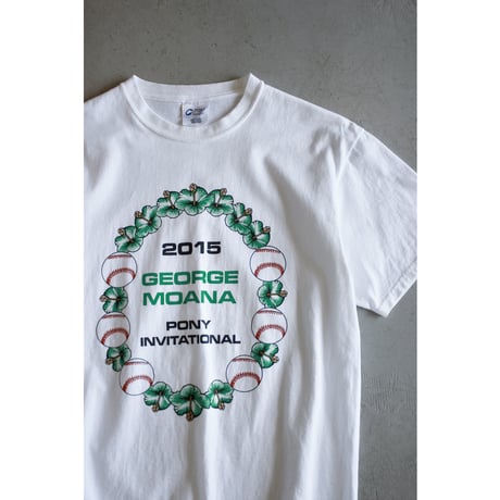 Hibiscus Resort Print White Tshirt