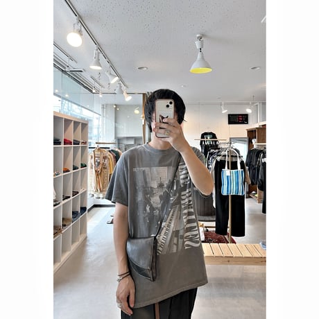1980s Vintage Lopsided Leather Shoulder Bag