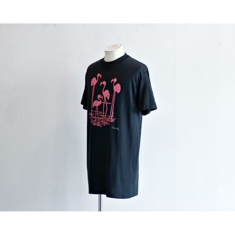 1990s Vintage Flamingo Foam Print Tshirt
