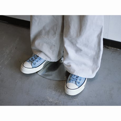 EU Modern Ivory Corduroy Wide Pants