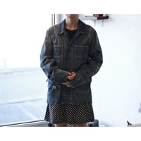 EU Crash & Stitch Denim Coverall / Made in Turkey