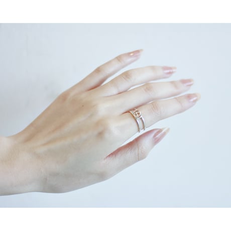 “GUCCI” Interlocking G Silver Ring #10.5